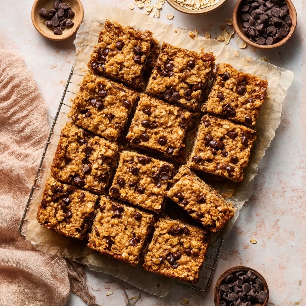Easy Banana Oatmeal Bars Recipe - Recipe Image