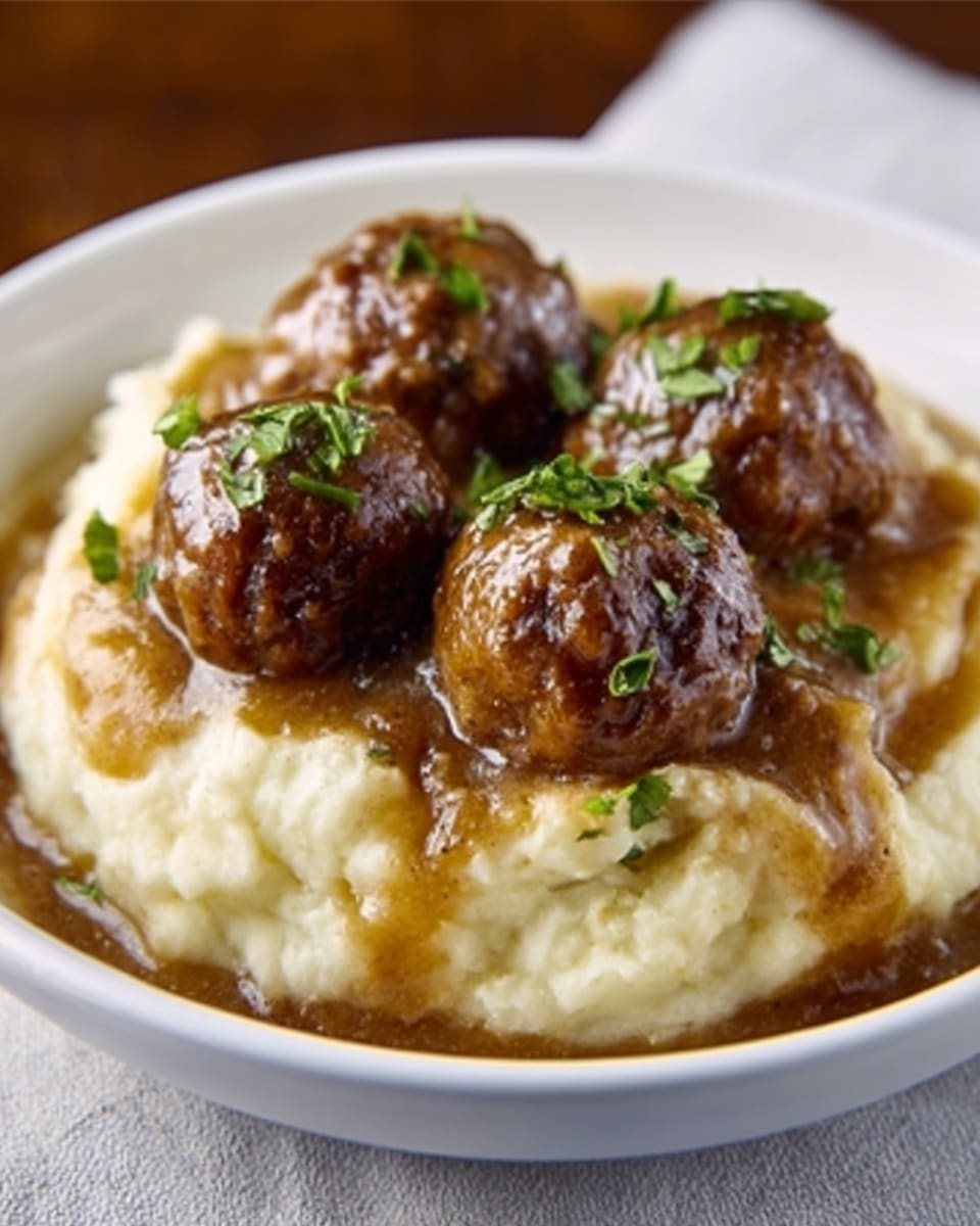 Slow Cooker Meatballs And Gravy Recipe