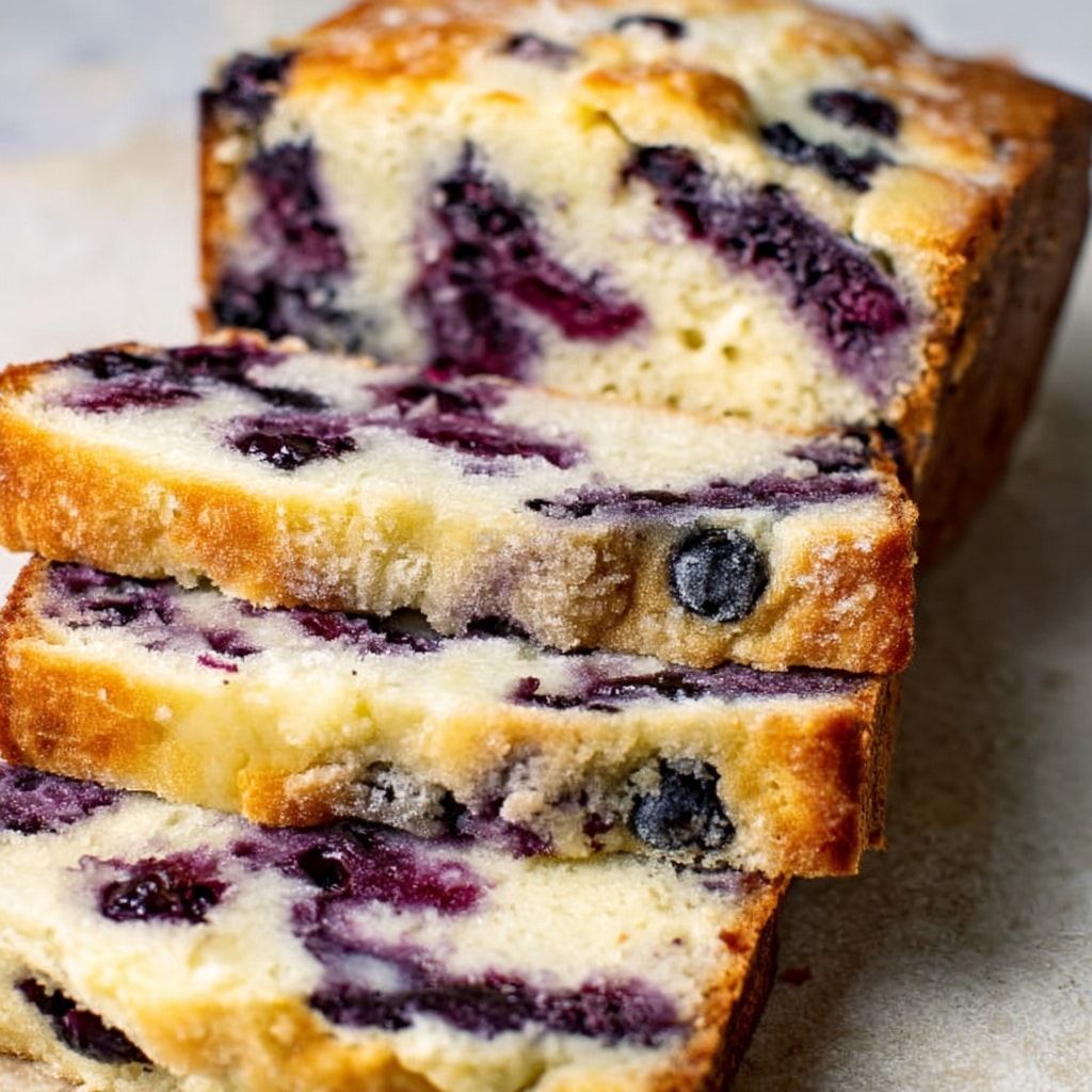 Blueberry Cream Cheese Bread Recipe - Recipe Image