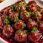 Quick Cranberry Meatballs – Easy, Festive Holiday Appetizer Recipe