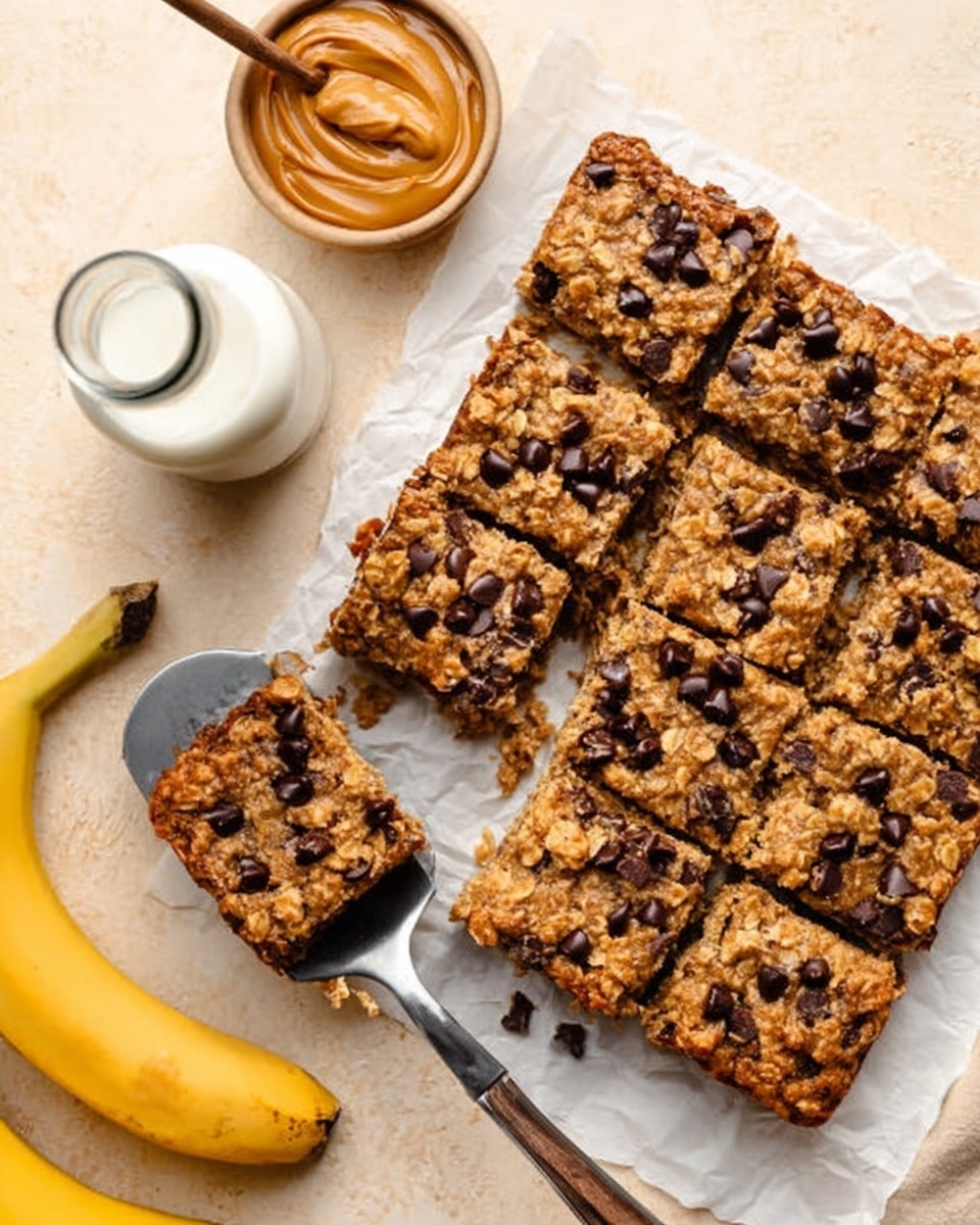 Easy Banana Oatmeal Bars Recipe