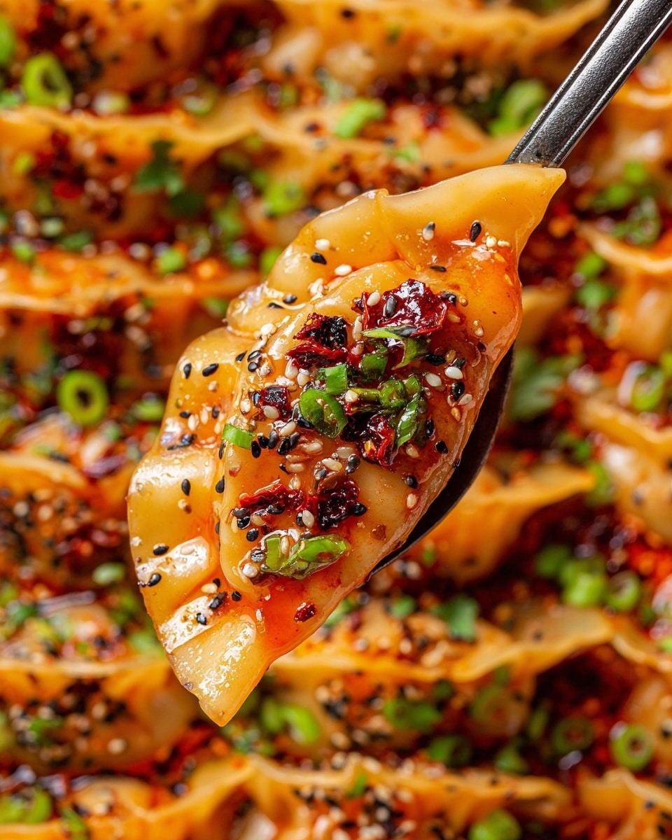 One Pan Baked Dumplings Recipe