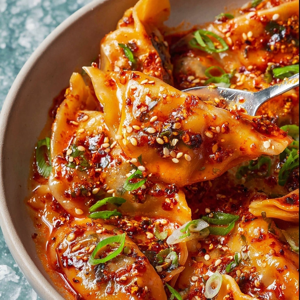 One Pan Baked Dumplings Recipe - Recipe Image