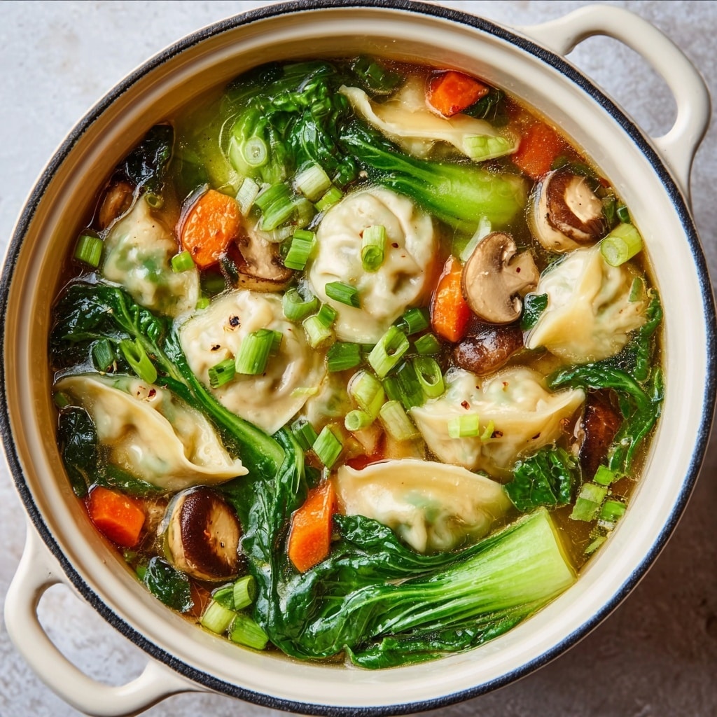 The Best Potsticker Soup Recipe - Recipe Image