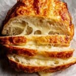 The Best Cheese bread (no knead!) Recipe