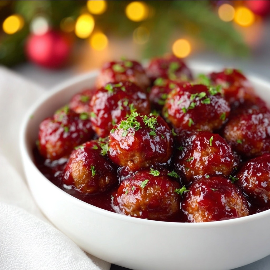 Quick Cranberry Meatballs Recipe - Recipe Image