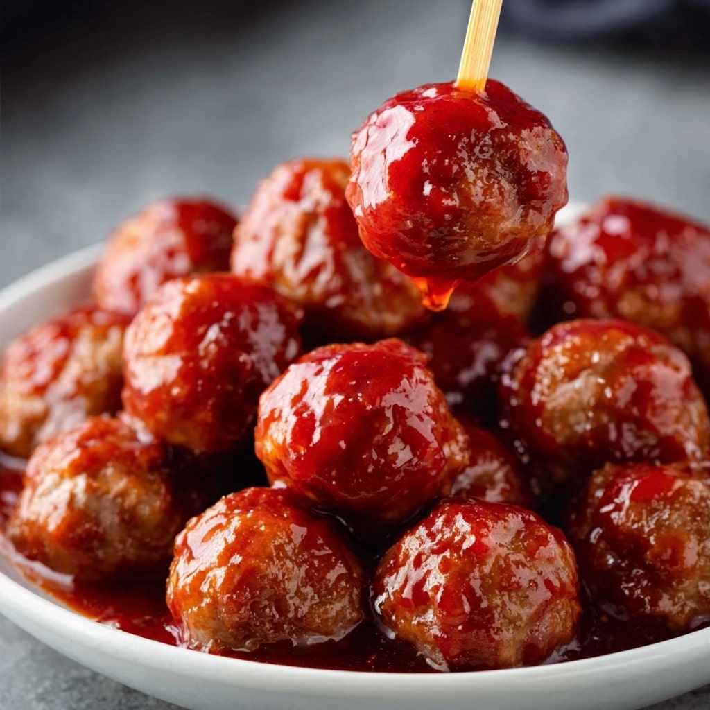 Quick Cranberry Meatballs Recipe - Recipe Image