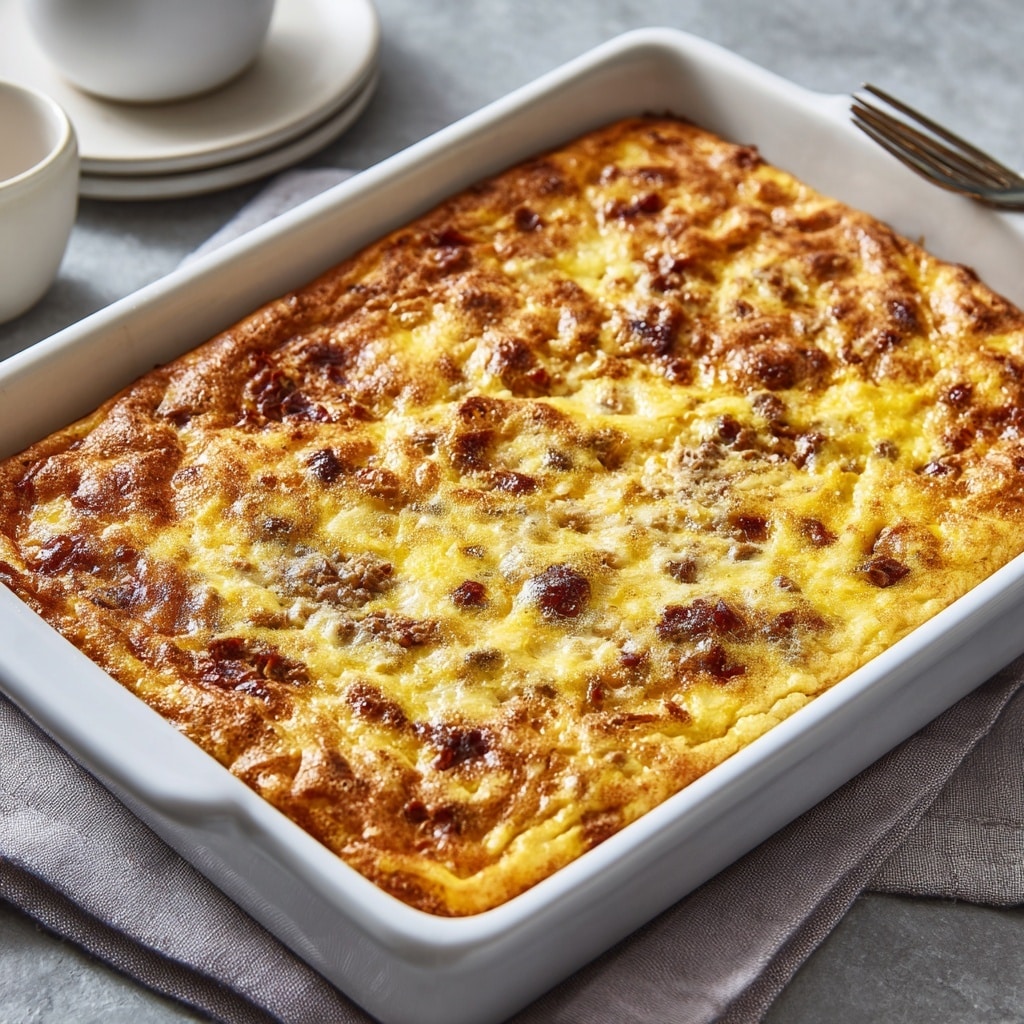 Easy Sausage and Egg Casserole Recipe - Recipe Image