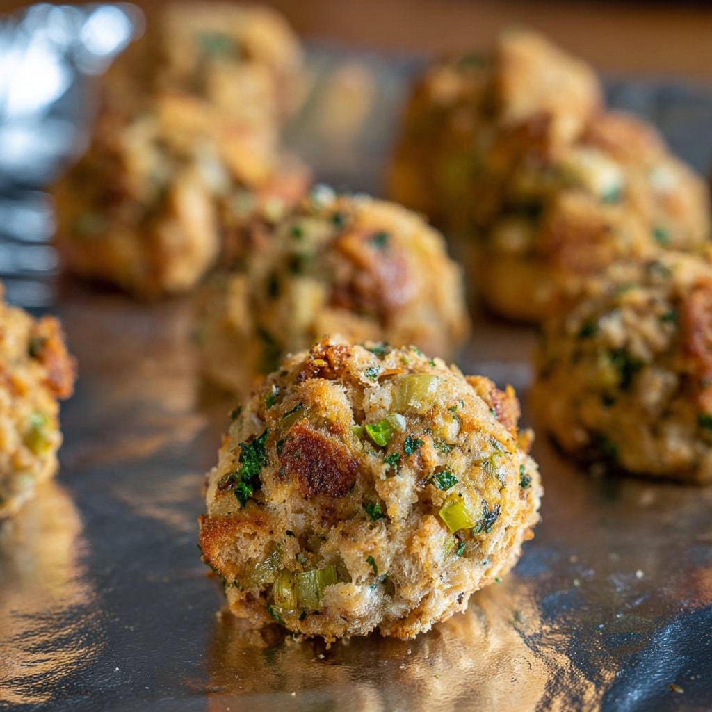 Turkey stuffing Balls Recipe - Recipe Image