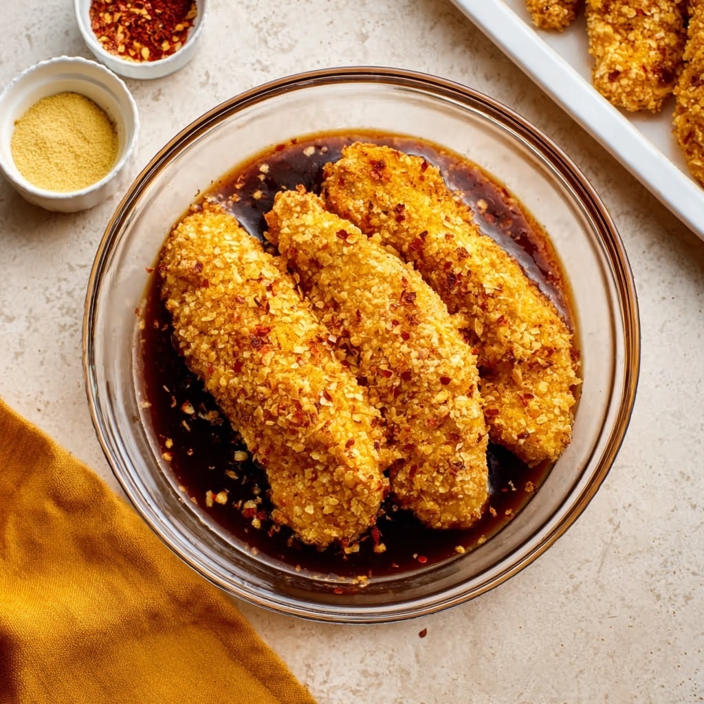 Air Fryer Honey Butter Garlic Chicken Tenders Recipe - Recipe Image