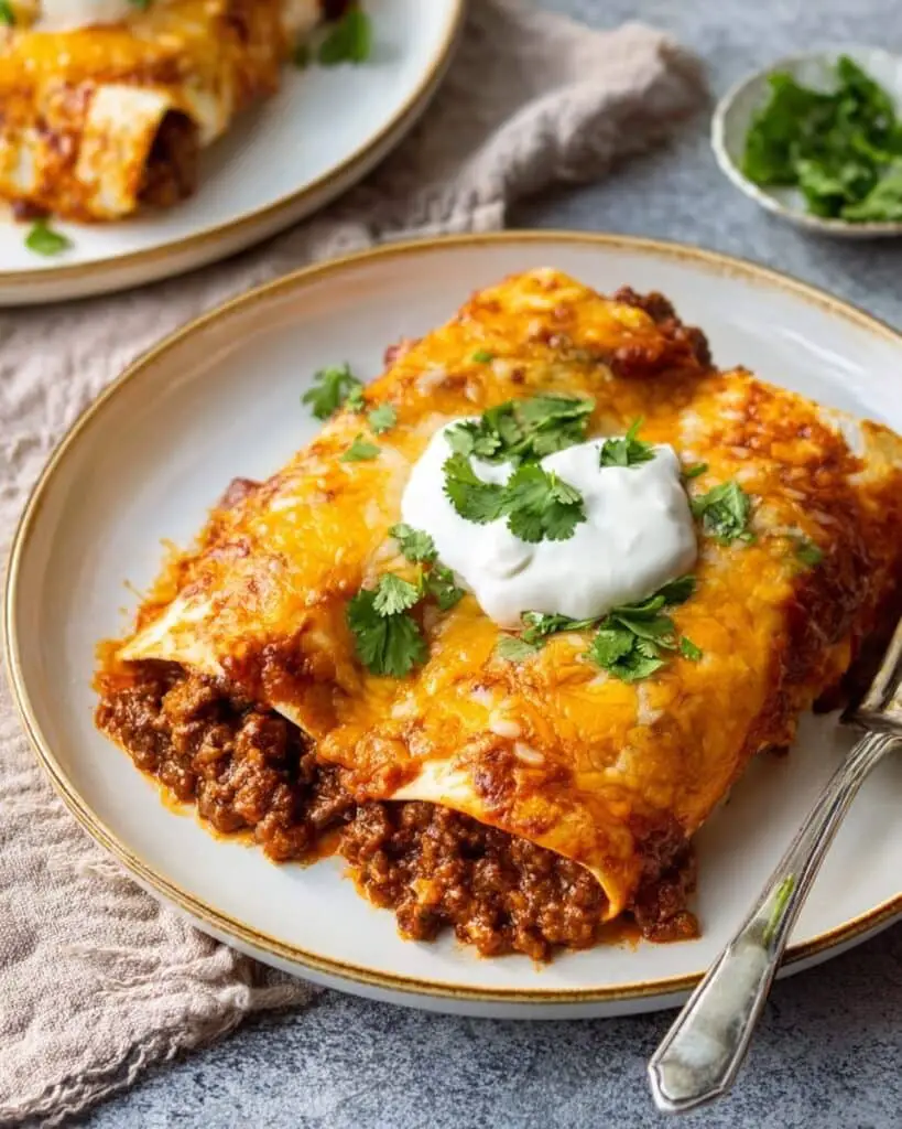 Ground Beef Enchiladas Recipe
