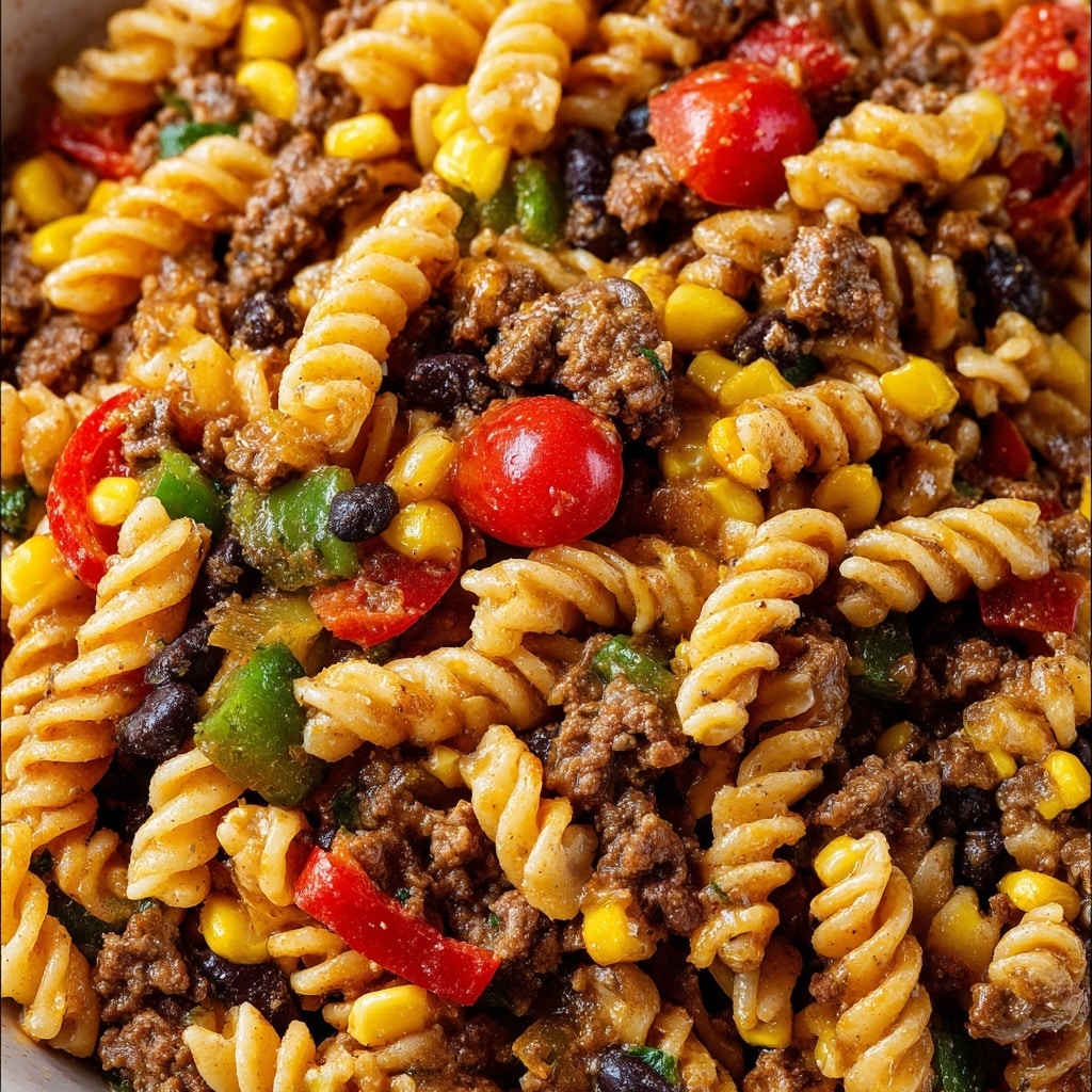The Best Cowboy Pasta Salad Recipe - Recipe Image