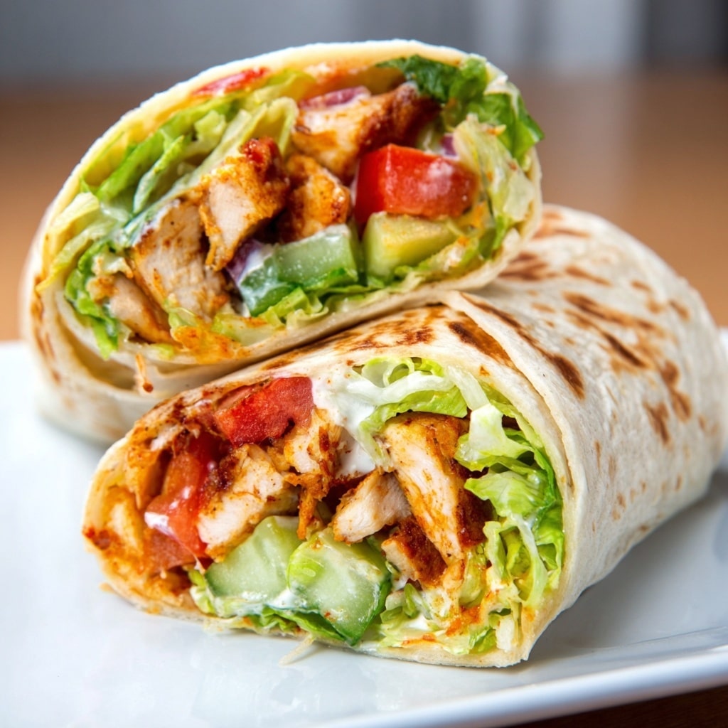 Sweet Chili Chicken Wraps: Easy 20-Minute Lunch or Dinner Recipe - Recipe Image