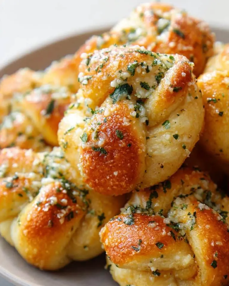 Easy Garlic Parmesan Knots Recipe