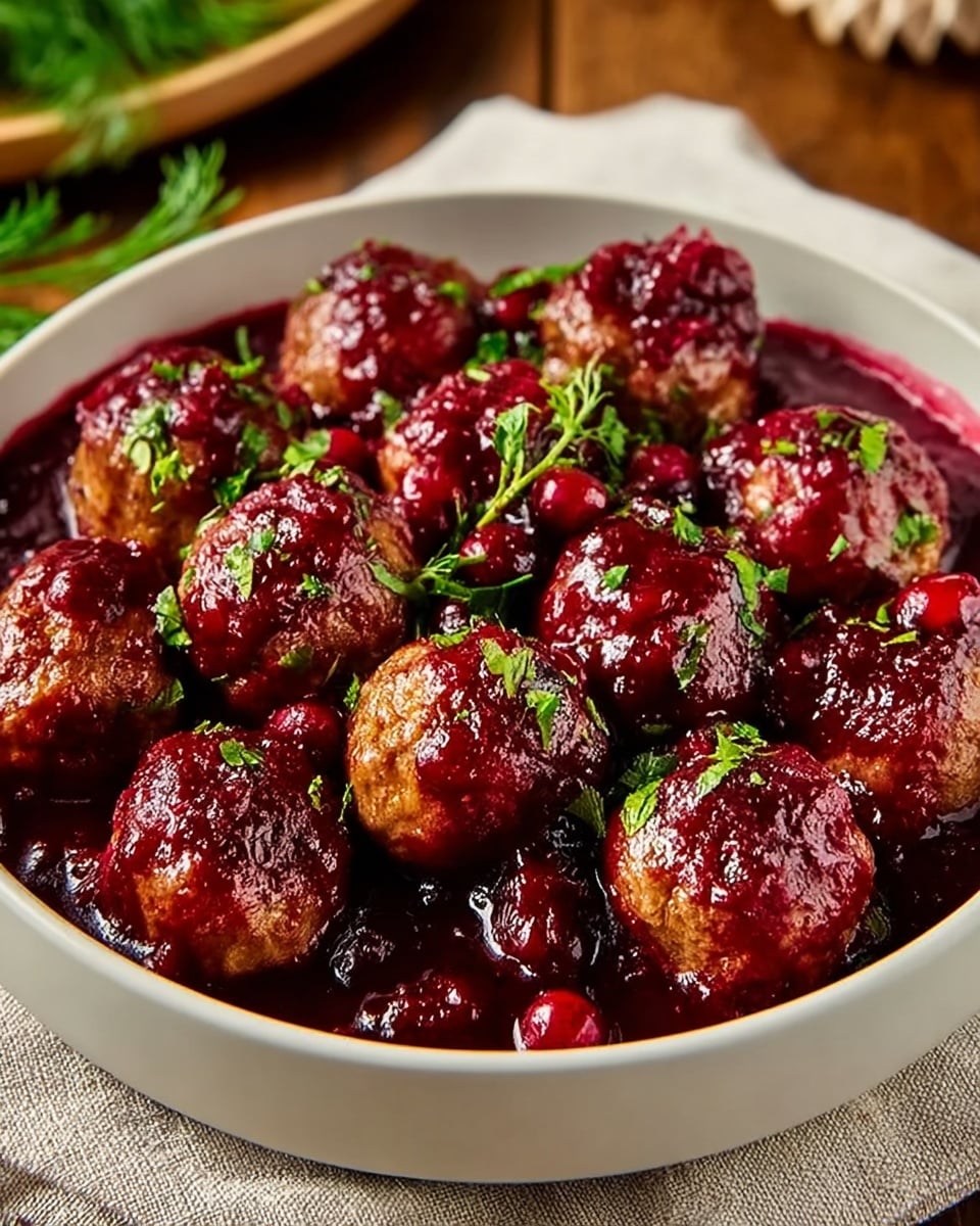 Quick Cranberry Meatballs Recipe