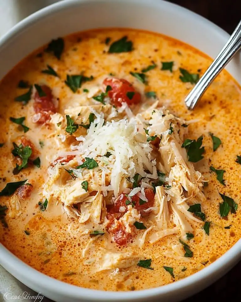Crock Pot Creamy Chicken Parmesan Soup Recipe