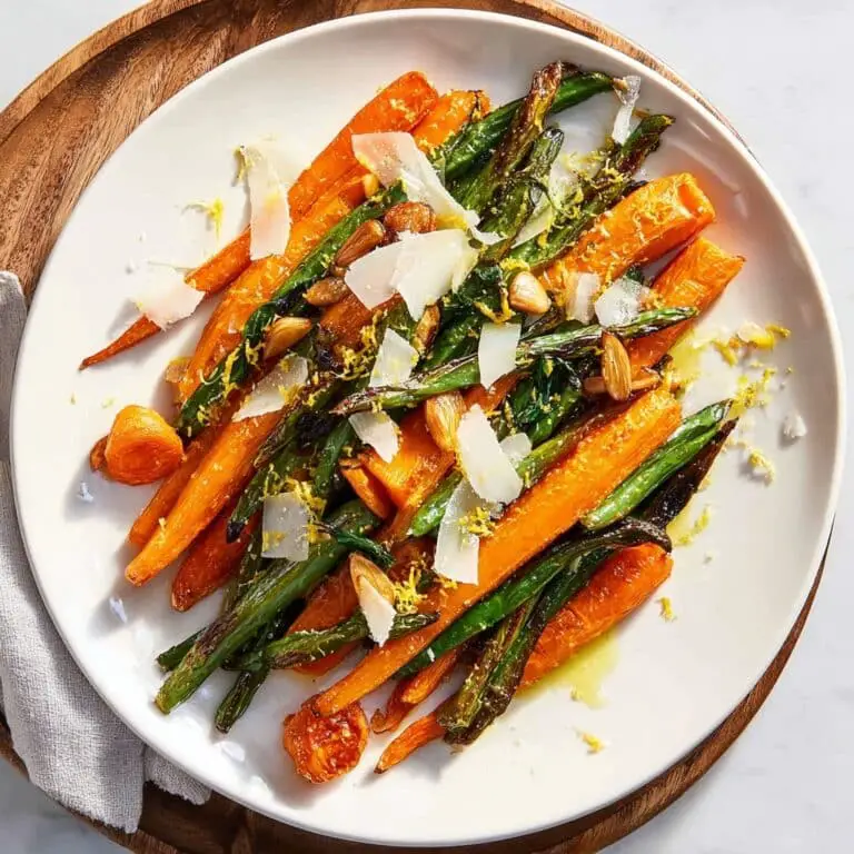 Roasted Carrots Green Beans Recipe