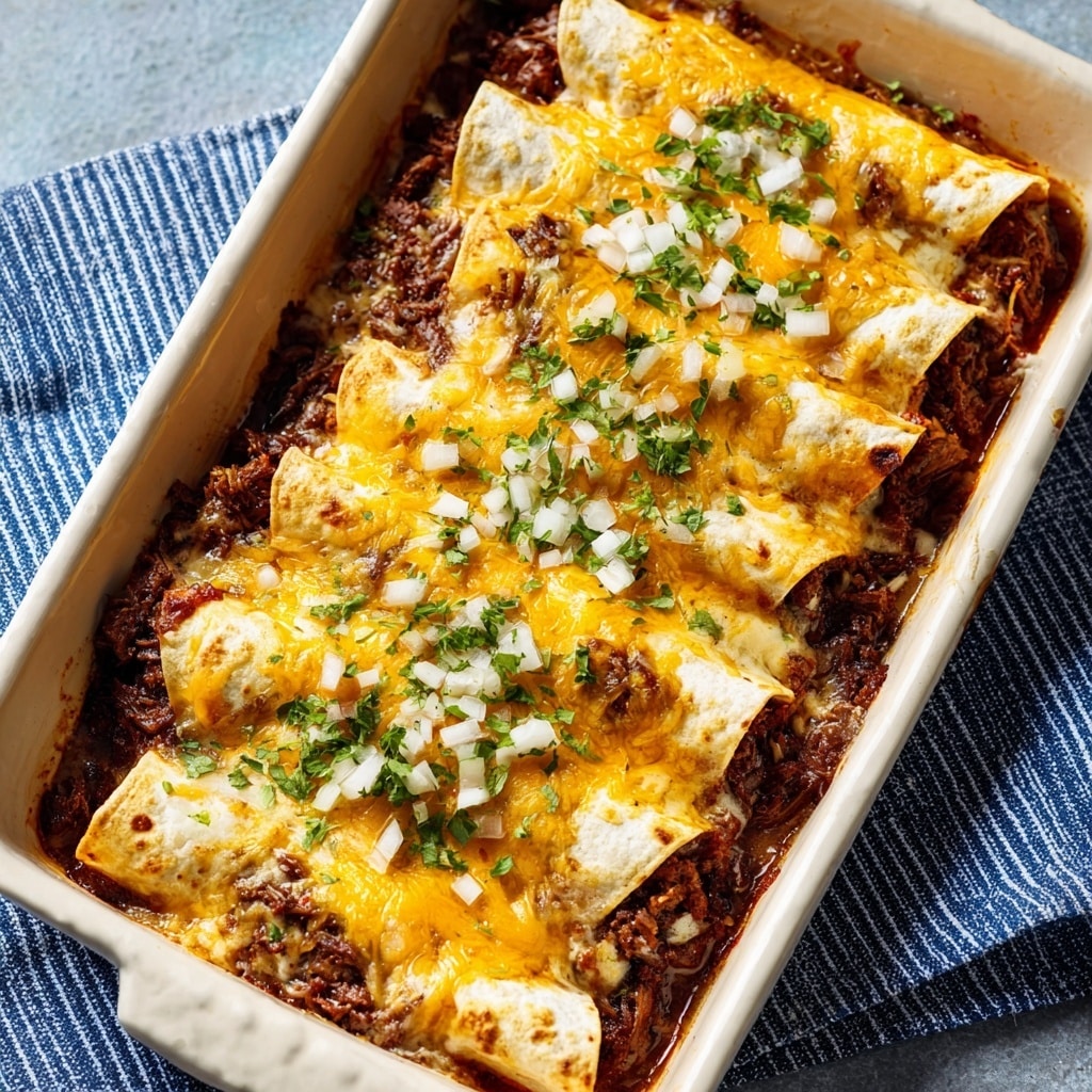 Ground Beef Enchiladas Recipe - Recipe Image