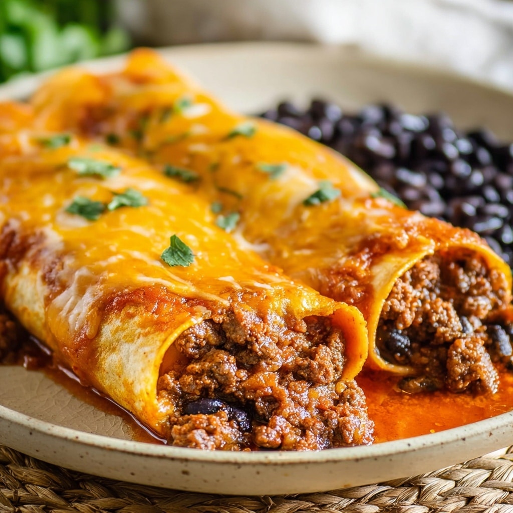 Ground Beef Enchiladas Recipe - Recipe Image