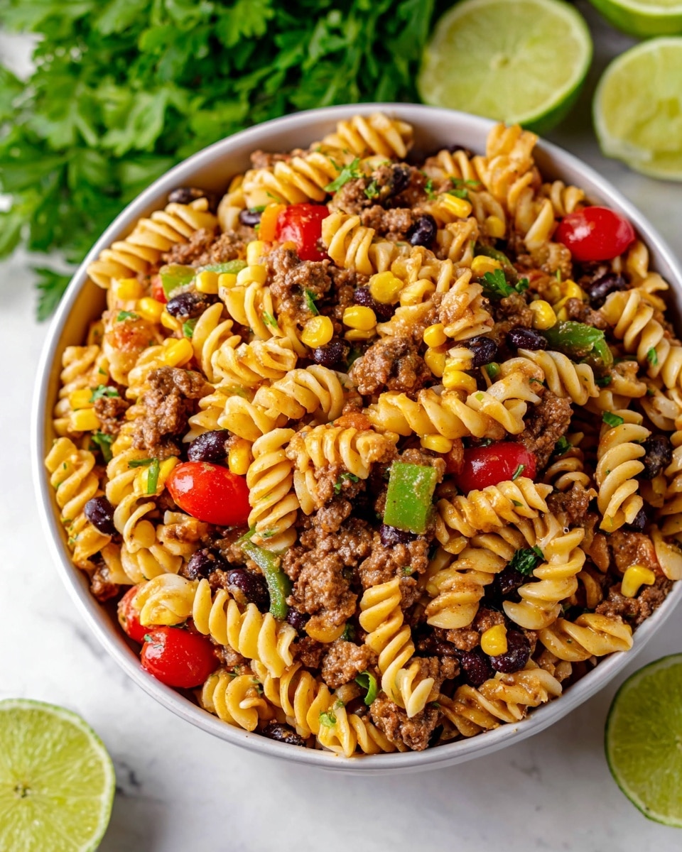 The Best Cowboy Pasta Salad Recipe - Recipe Image