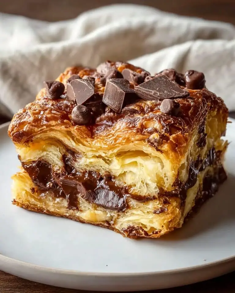 Decadent Chocolate Croissant Breakfast Bake Recipe