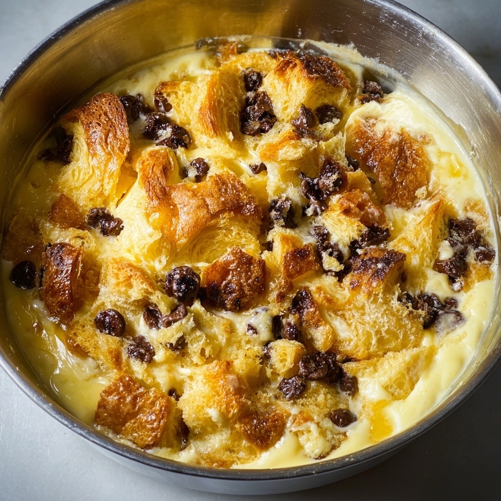 Decadent Chocolate Croissant Breakfast Bake Recipe - Recipe Image