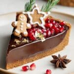 Vegan Gingerbread Chocolate Tart Recipe