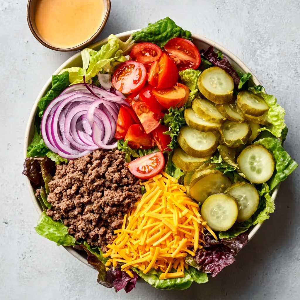 Fully Loaded Burger Bowl with 