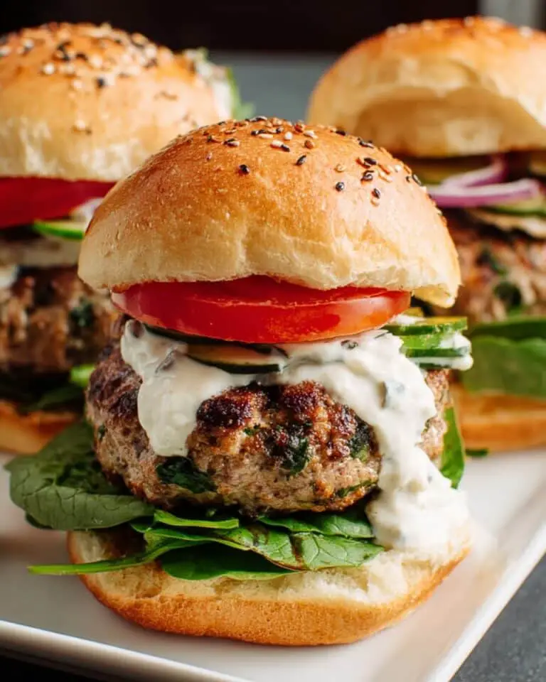 Greek Burgers Recipe