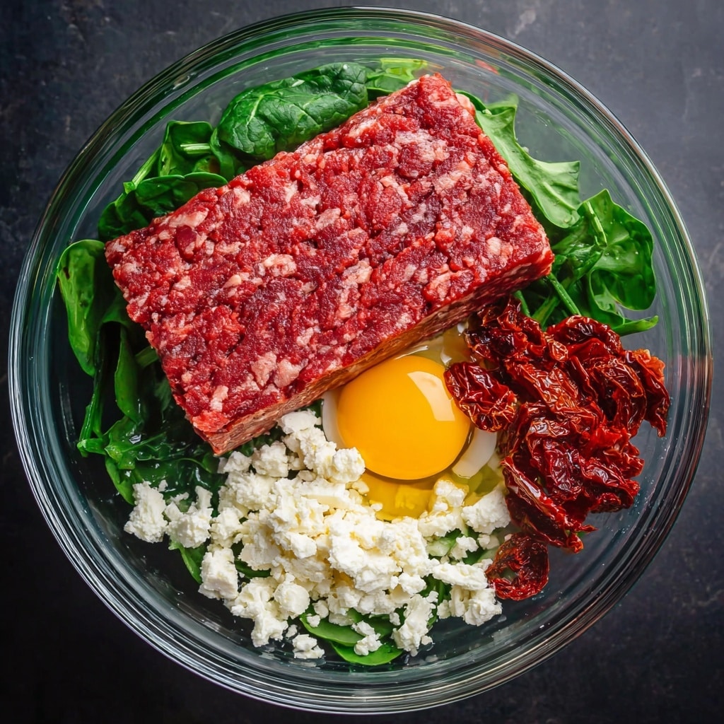 Greek Burgers Recipe - Recipe Image