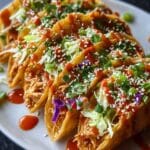 Crispy Chicken Wonton Tacos Recipe