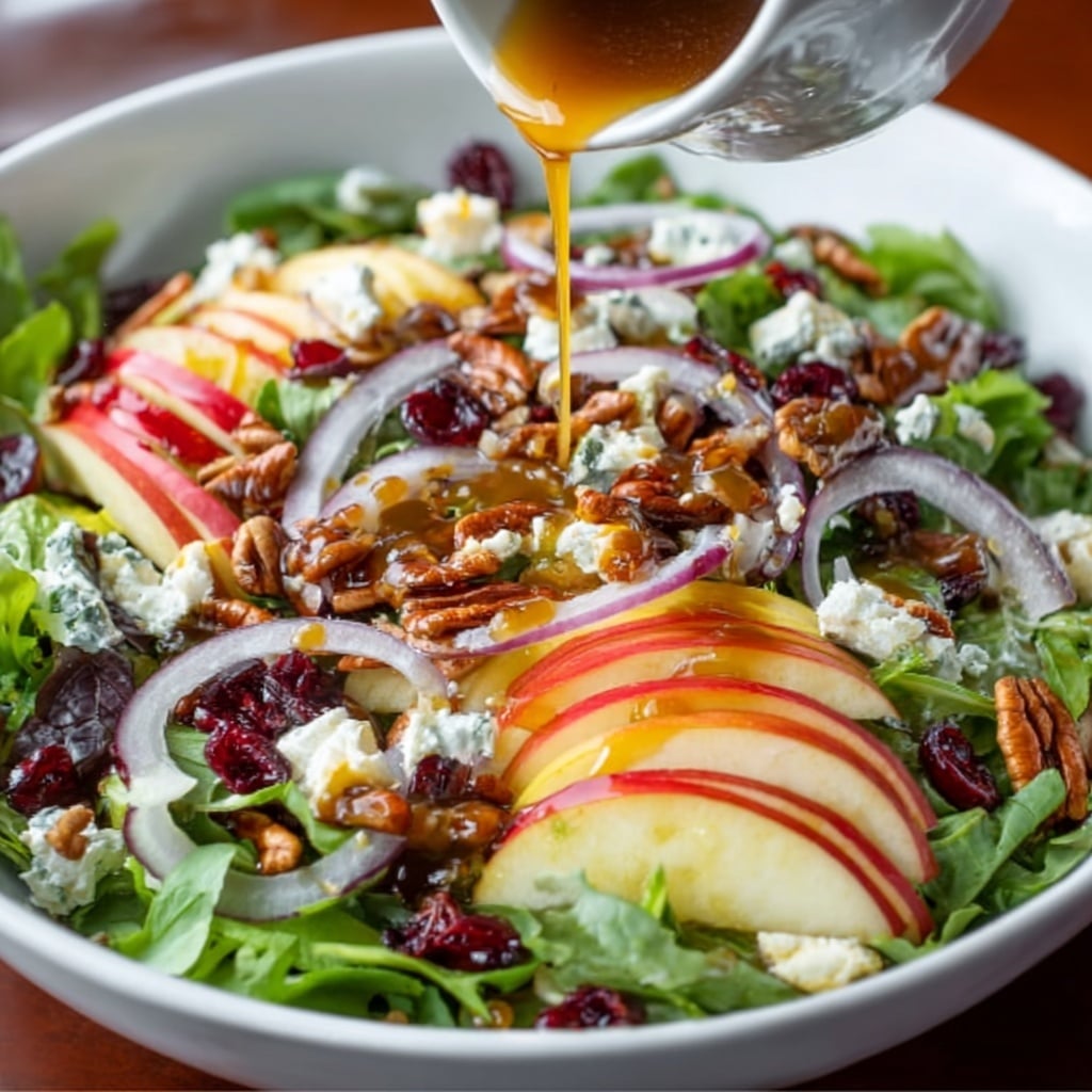 Pomegranate Salad with Honey Mustard Dressing Recipe - Recipe Image