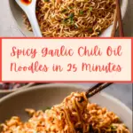 Easy Garlic Chili Oil Noodles Recipe
