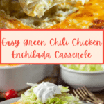 Green Chili Chicken Enchilada Casserole Recipe