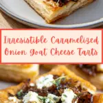 Caramelized Onion and Goat Cheese Tarts in 3 Easy Steps Recipe