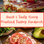 Honey Mustard Turkey Avocado Sandwich Recipe