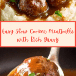 Slow Cooker Meatballs And Gravy Recipe