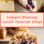 Blueberry Crumble Cheesecake Recipe