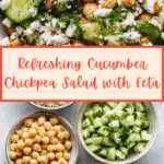 Cucumber Chickpea Feta Lemon Recipe