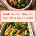 Chicken and Broccoli with Brown Sauce Recipe