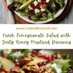 Pomegranate Salad with Honey Mustard Dressing Recipe