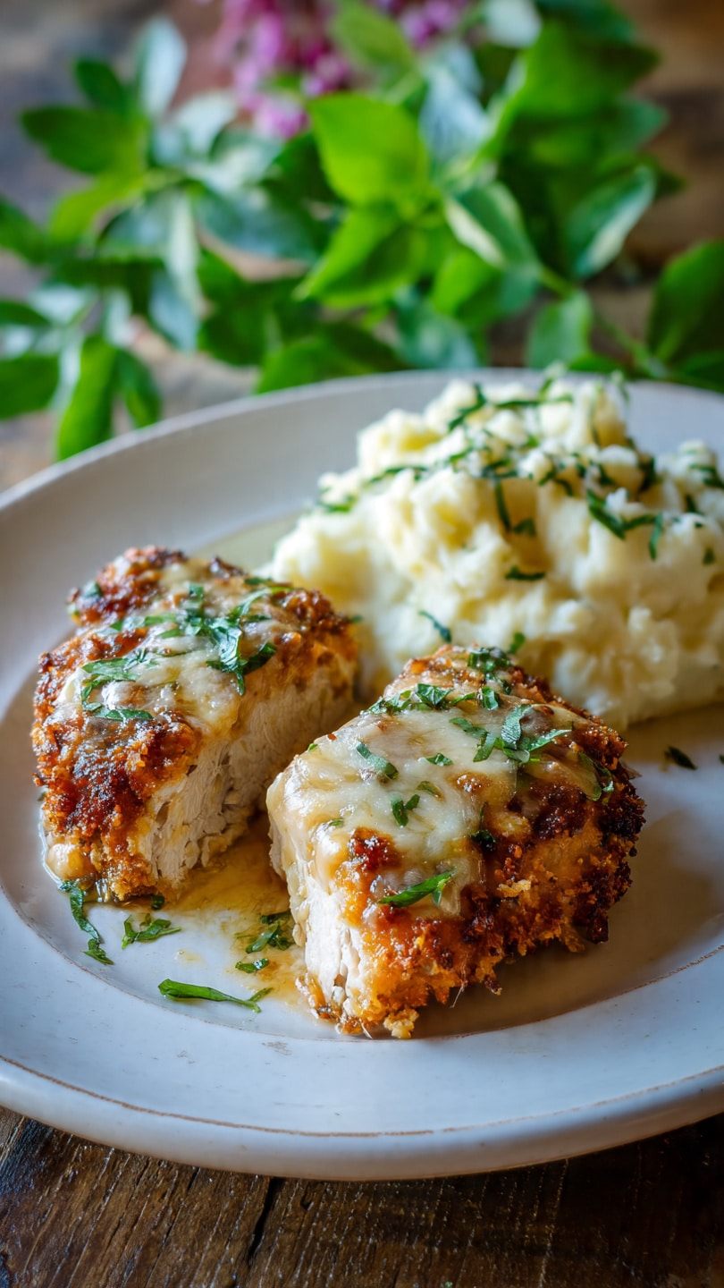 homemade Longhorn Steakhouse Parmesan Chicken Recipe - Recipe Image