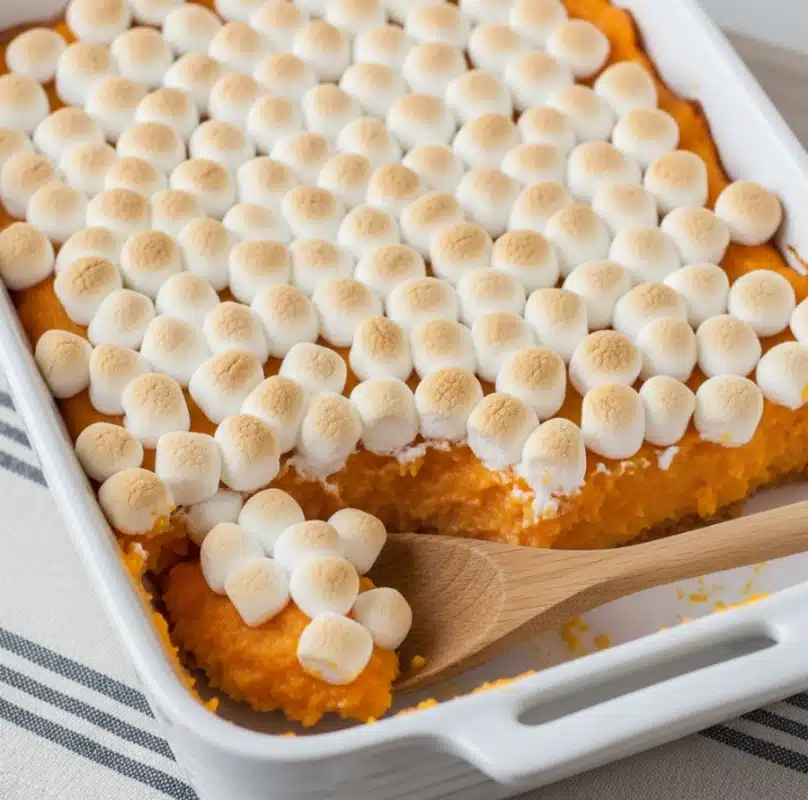 Sweet Potato Casserole with Marshmallows Recipe
