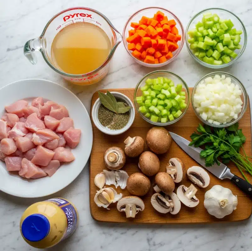 Rotisserie Chicken Mushroom Soup Recipe - Recipe Image