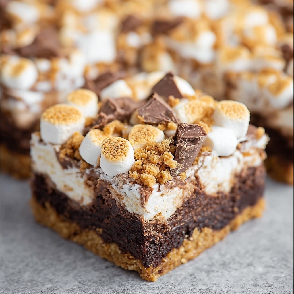 S'mores Brownies Recipe - Recipe Image
