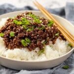 Korean Ground Beef Bowl (25-Minutes) Recipe