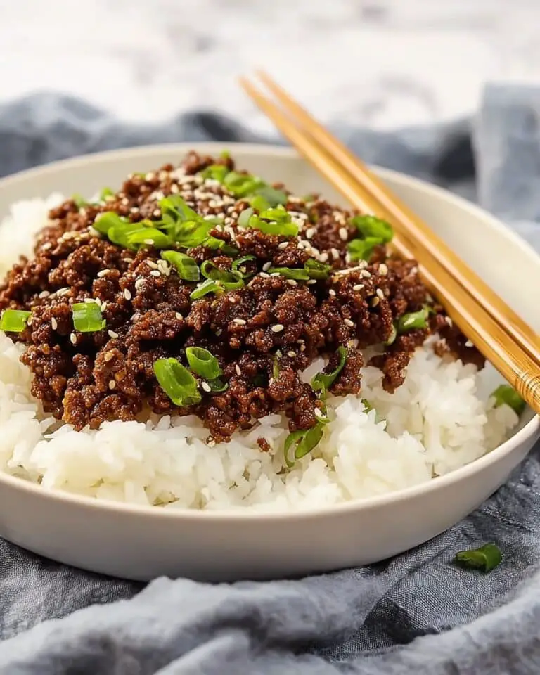 Korean Ground Beef Bowl (25-Minutes) Recipe