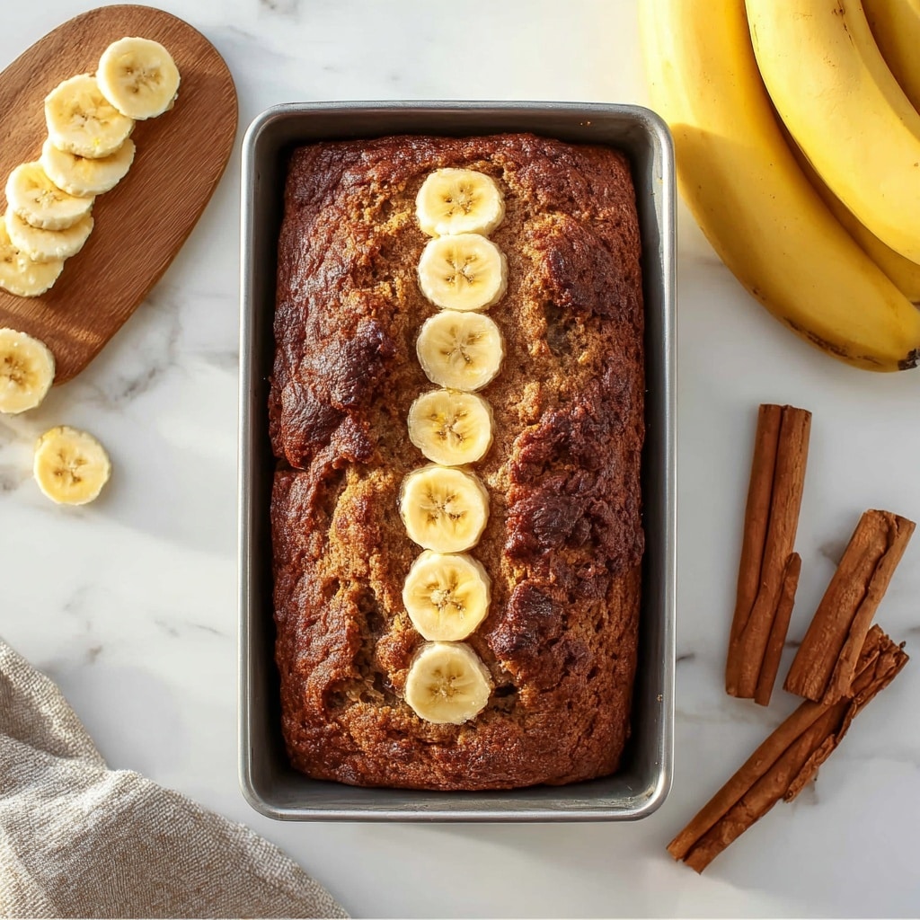 Cinnamon Swirled Banana Bread Recipe - Recipe Image