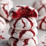Red Velvet Crinkle Cookies Recipe