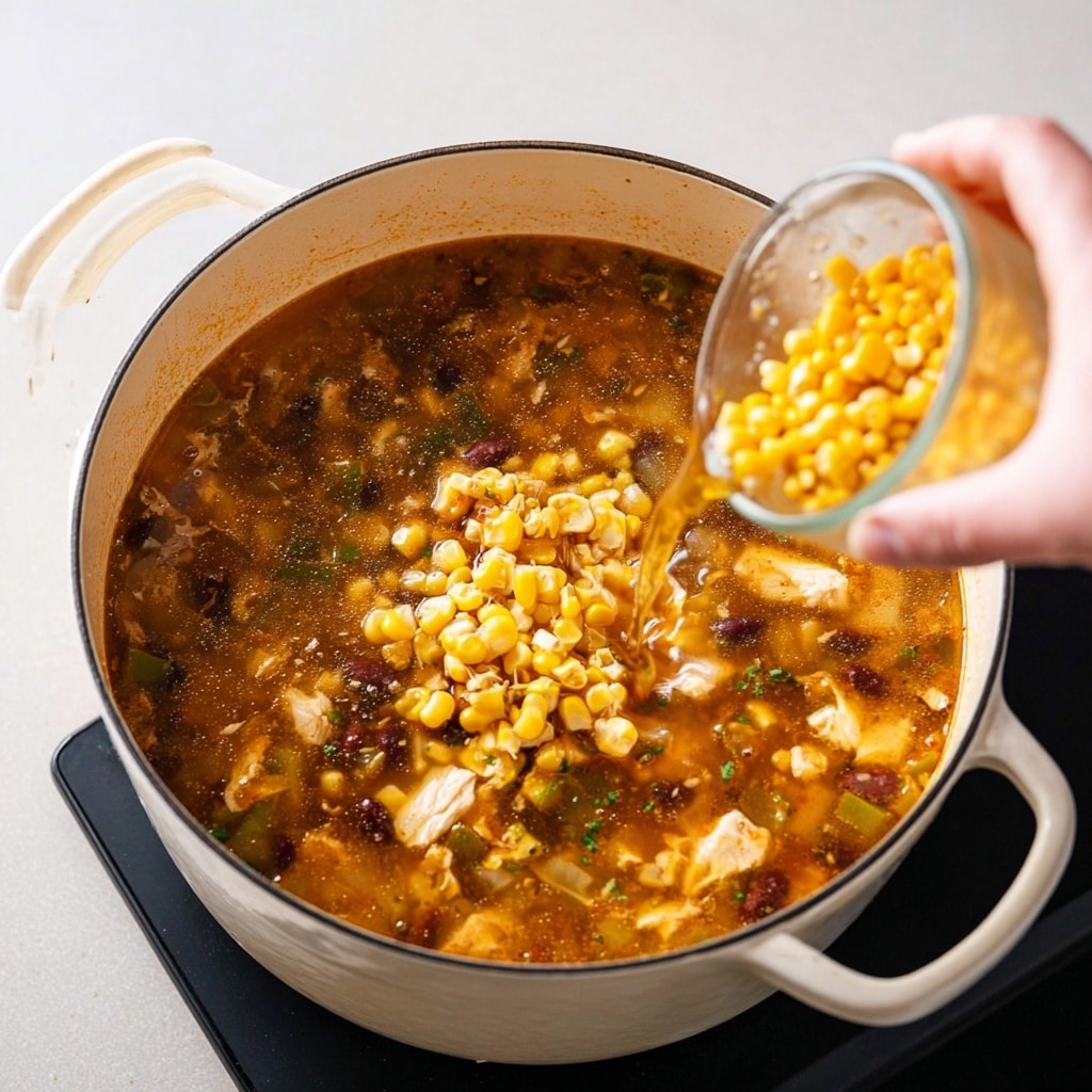 Chicken, Poblano, and Black Bean Soup Recipe - Recipe Image